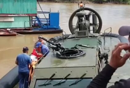 Rescate de las cuatro personas halladas en la Amazonía. | Imagen TV