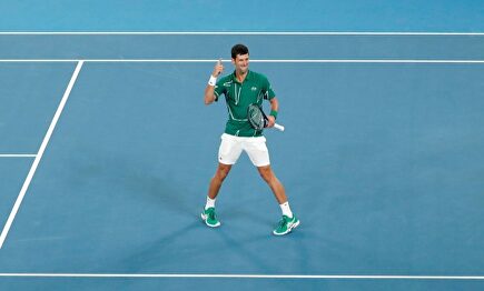 La sublime dejada de Djokovic que dejó clavado a Federer