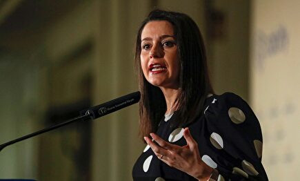 Inés Arrimadas, este jueves en Madrid. | EFE