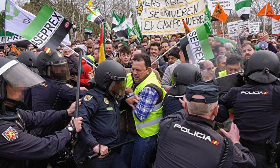La manifestación en Don Benito | EFE