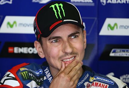 Jorge Lorenzo, parte del show. | Agencias