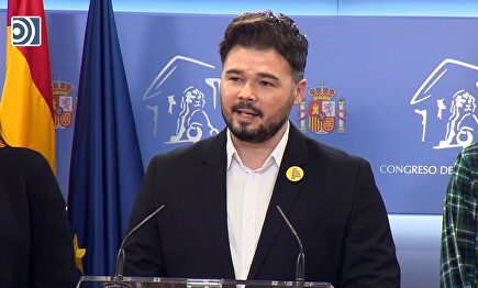 Iglesias en la bancada azul. | EFE