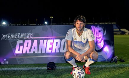 Esteban Granero, durante su presentación con el Marbella. | EFE