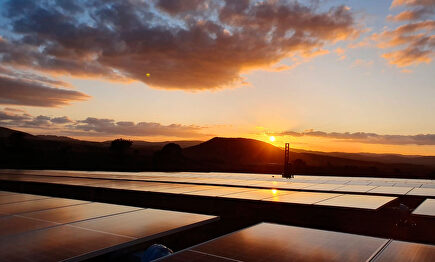 Una planta fotovoltaica. | Esasolar