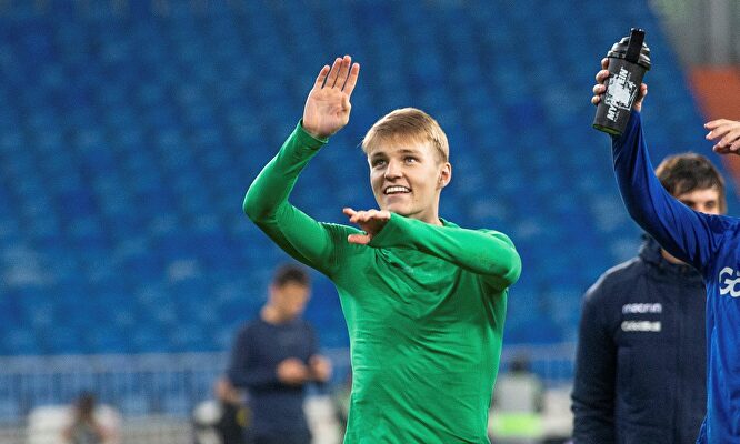 Martin Odegaard celebra la clasificación de la Real Sociedad para semifinales de la Copa del Rey. | EFE