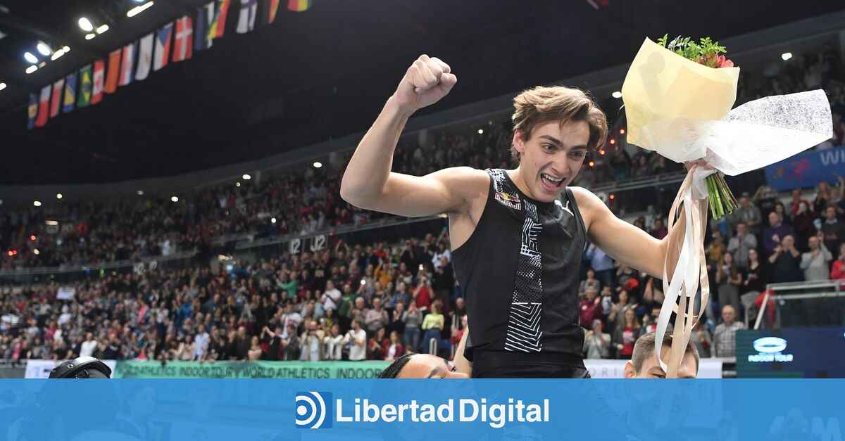 Armand Duplantis bate el récord del mundo de salto con pértiga