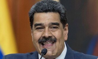 Nicolás Maduro, durante una rueda de prensa con medios internacionales. | EFE