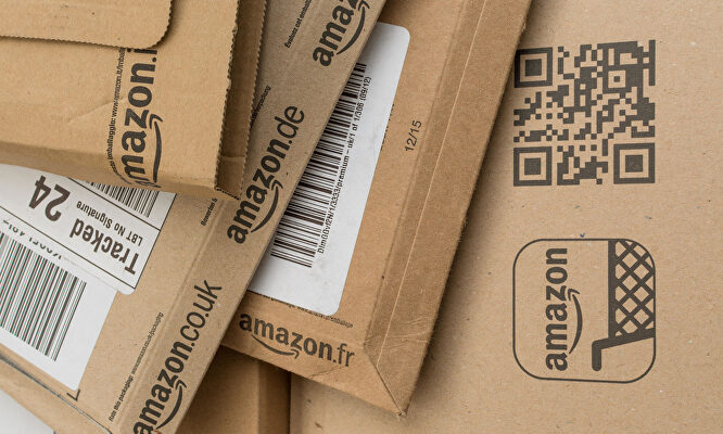 Paquetes de Amazon | Alamy