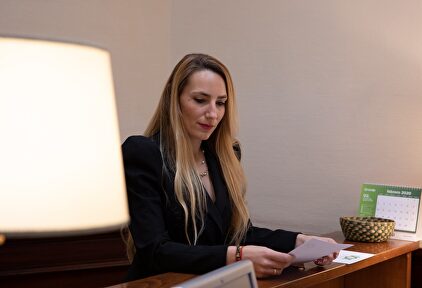 La diputada por Baleares, Patricia de las Heras, hoy en el registro del Congreso | VOX