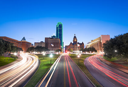 Ciudad de Dallas, capital del Estado de Texas en Estados Unidos | Alamy