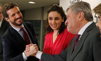 Pablo Casado y Leopoldo López. | EFE