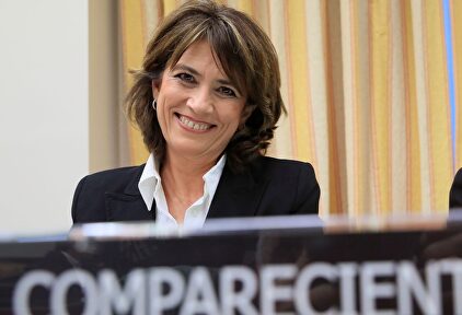 Dolores Delgado en su comparecencia en el Congreso | EFE