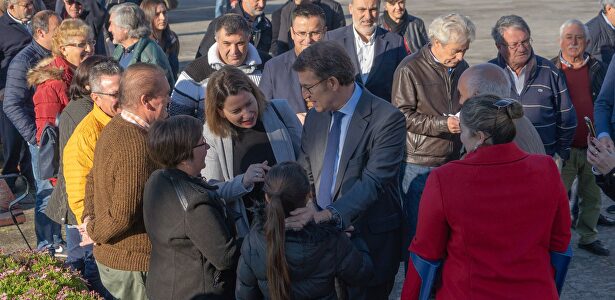 Feijóo participa en un acto de partido en Salvaterra de Miño (Pontevedra) | Europa Press