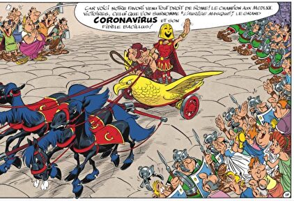 El personaje de Coronavirus en un cómic de Astérix | 'Astérix en Italia'