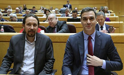 Pedro Sánchez y Pablo Iglesias | EFE