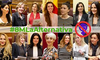 Las diputadas de Vox en el Congreso, contra el "feminismo supremacista"