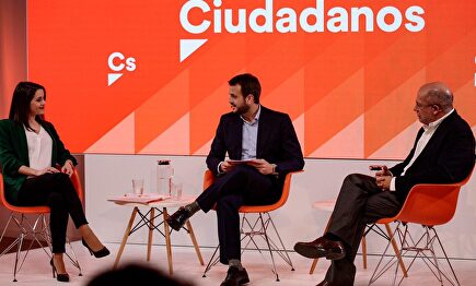 Arrimadas e Igea durante el debate | Eugenia Morodo