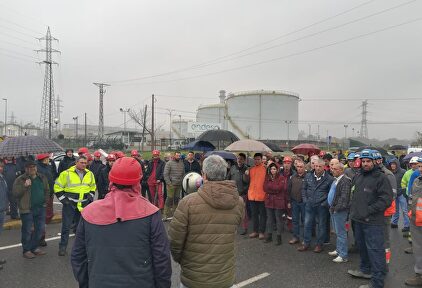 Protesta de trabajadores en As Pontes (A Coruña) | Europa Press