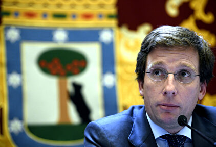 El alcalde de Madrid, José Luis Martínez-Almeida, este jueves | Europa Press