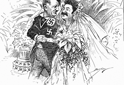 Caricatura de 1939 de Clifford K. Berryman sobre el pacto de no agresión | Cordon Press