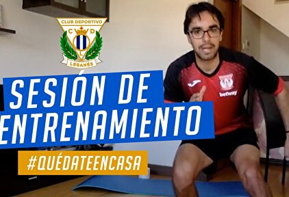El Leganés sigue peleando contra el coronavirus y te pone en forma sin salir de casa
