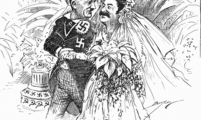 Caricatura de 1939 de Clifford K. Berryman sobre el pacto de no agresión | Cordon Press