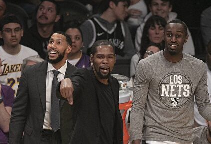 Kevin Durant (c), en un partido de los Brooklyn Nets esta temporada. | Cordon Press