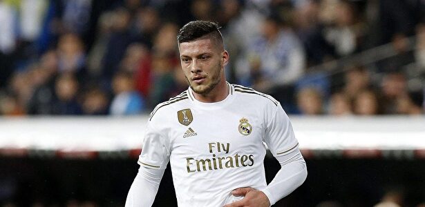 Luka Jovic, en un partido con el Real Madrid esta temporada. | Cordon Press