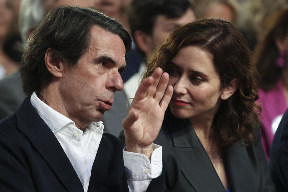 Aznar y Ayuso se conjuran para que el PP dé la batalla de las ideas