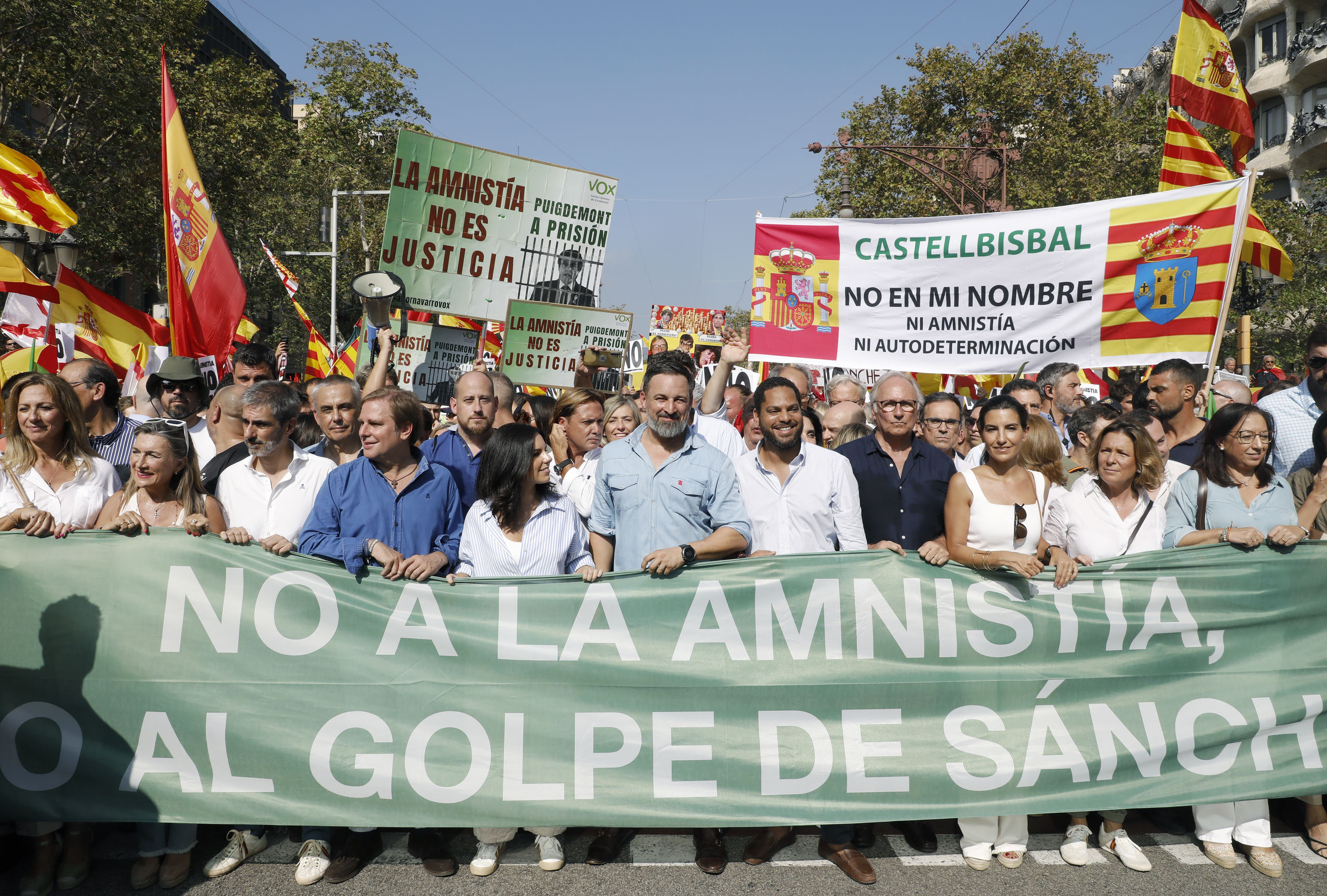 Las mejores imágenes de la manifestación en Barcelona contra la