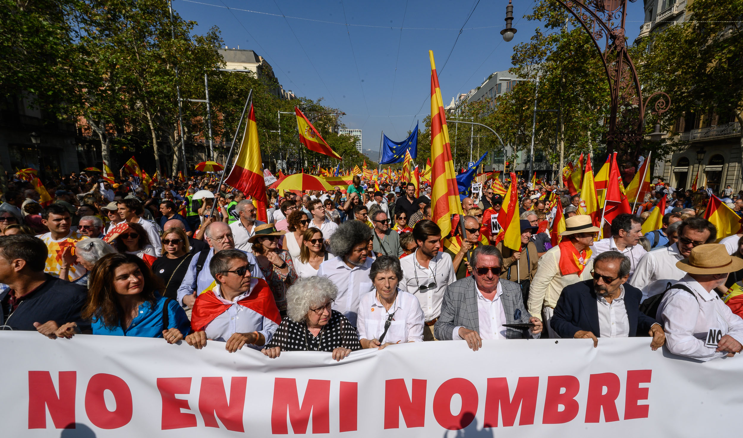 Las Mejores Im Genes De La Manifestaci N En Barcelona Contra La