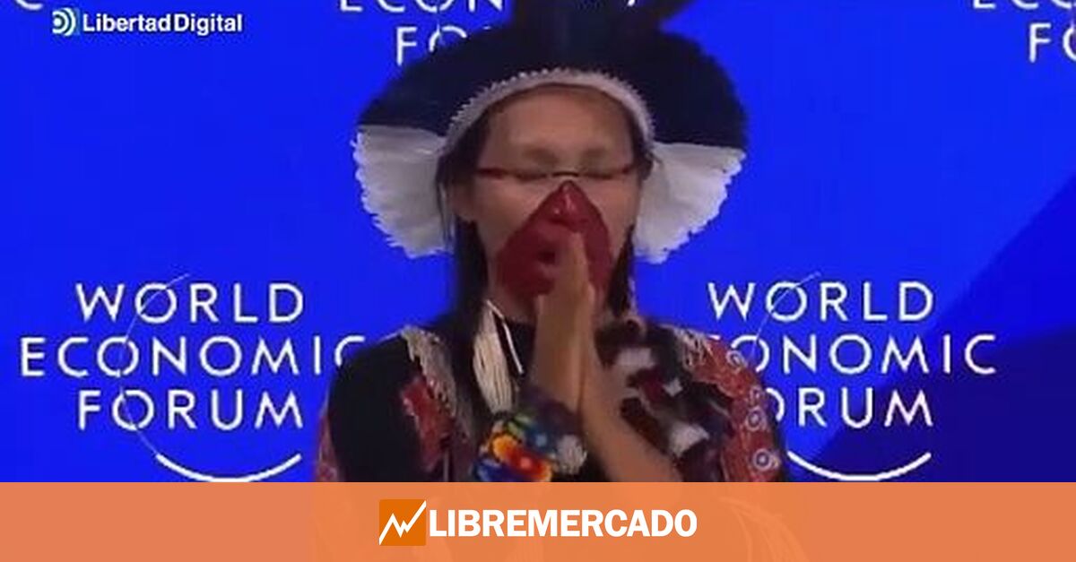 El Momento Surrealista Con Una Hechicera En Mitad Del Foro De Davos