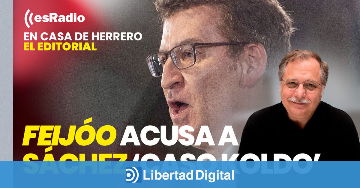 Editorial Luis Herrero Feijóo acusa a Sánchez de conocer la corrupción