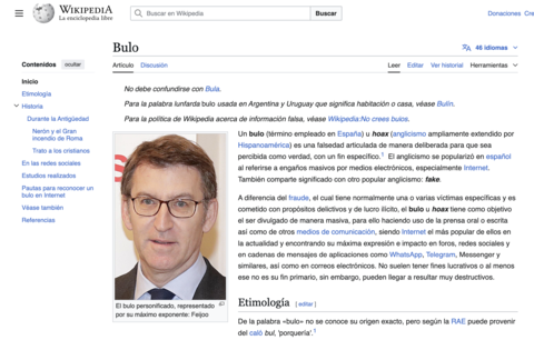 Guerra En La Wikipedia Asocian La Foto De Bola Os Y Feij O A La