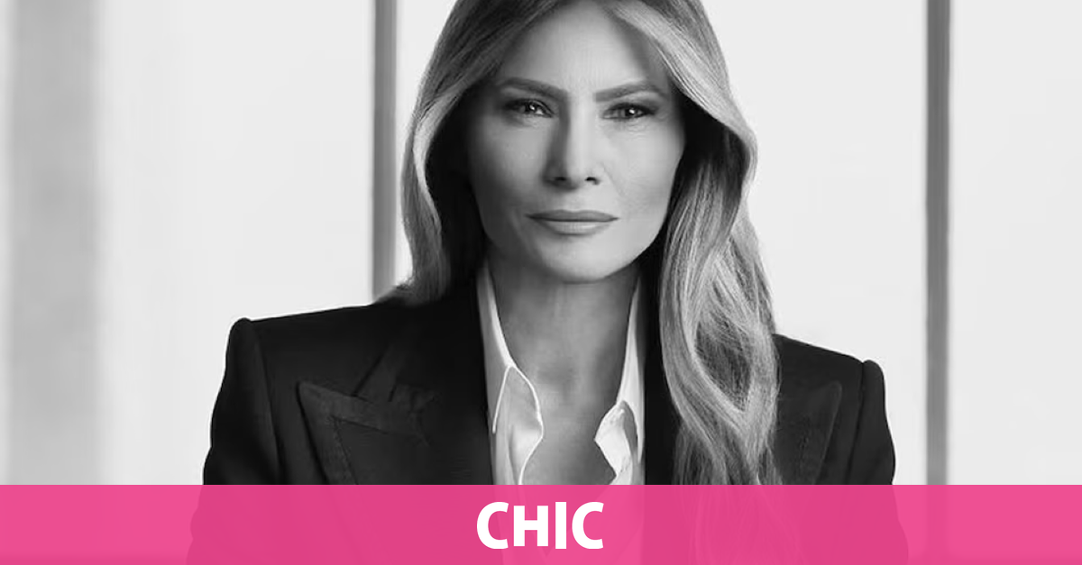 El Primer Retrato Oficial De Melania Trump En Blanco Y Negro Y Al