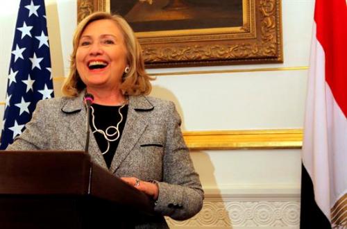 Primer contacto de Hilary Clinton con gobernantes egipcios