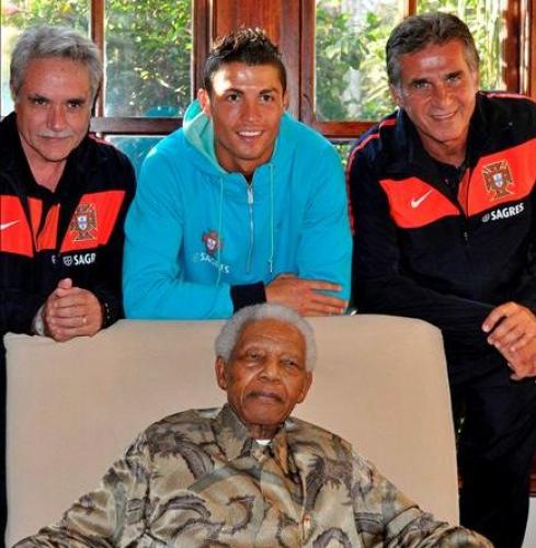 Portugal con Nelson Mandela