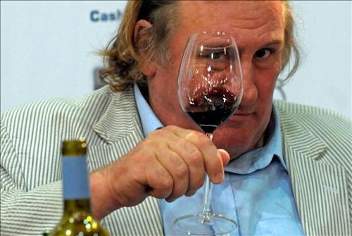 Depardieu y el vino