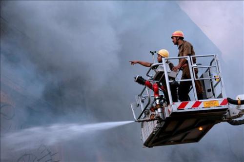 Incendio en India