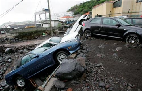 Inundaciones en Madeira