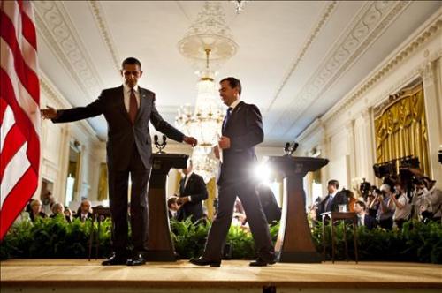 Reunin de Obama con Medvedev 