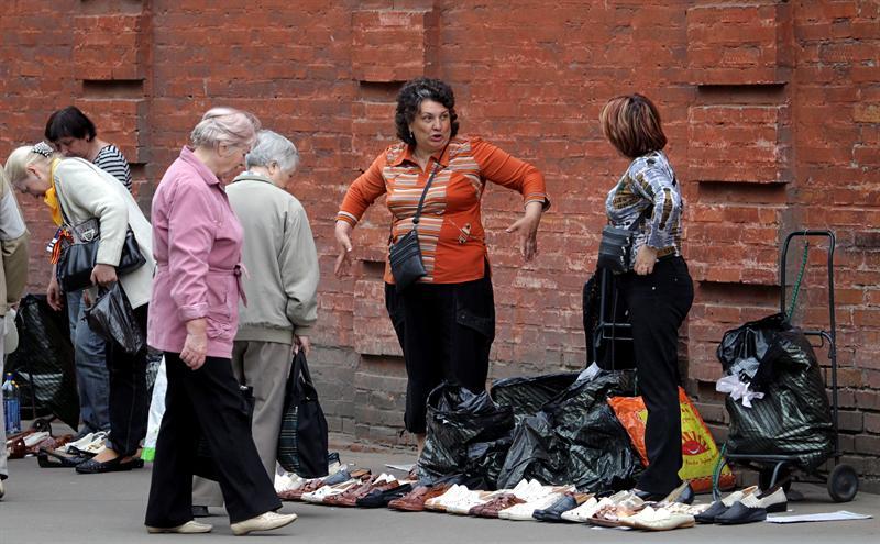 Mercadillo en Rusia