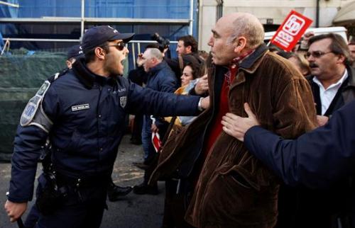 Protesta en Portugal