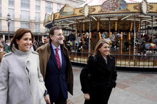 Rajoy, Cospedal y el tiovivo
