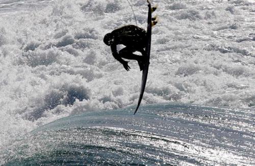 Surfistas en San Sebastin  