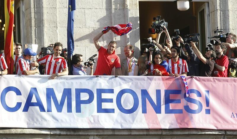 Celebración del Atlético de Madrid campeón de la Liga Europa - Libertad