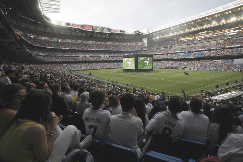 Así se vivió la final en el Santiago Bernabeu