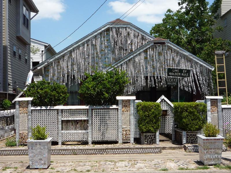 Casa de latas de cerveza, Houston, Texas, EEUU