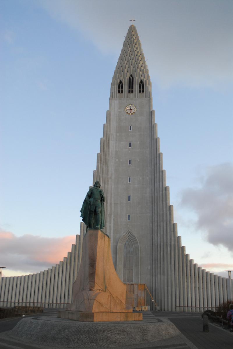 Iglesia Hallgrimur, Reikiavik, Islandia