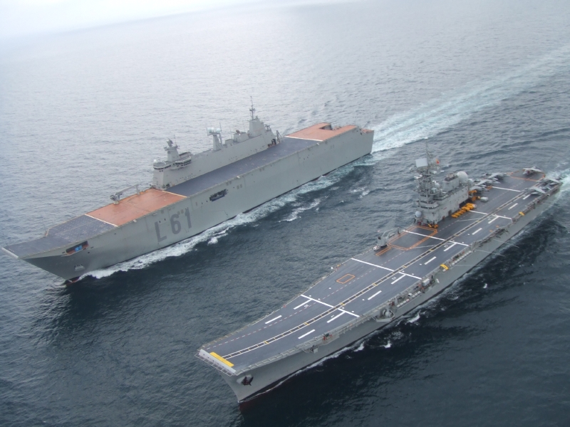 mistral class helicopter carriers. the Mistral Class sat very